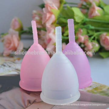 Coupe menstruelle de haute qualité 100% silicone médical dame période menstruelle